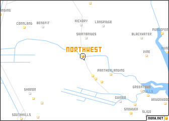 map of Northwest