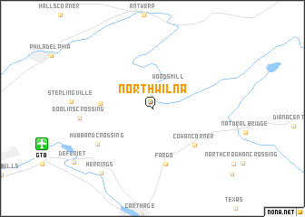 map of North Wilna
