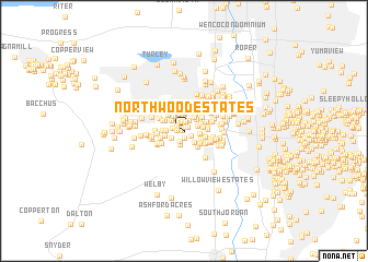 map of Northwood Estates