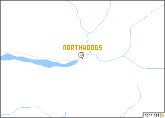 map of Northwoods