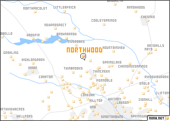 map of Northwood