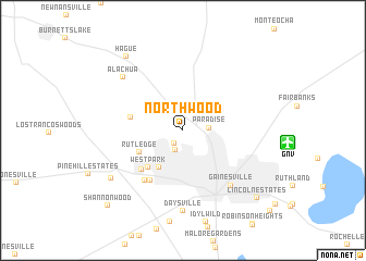 map of Northwood