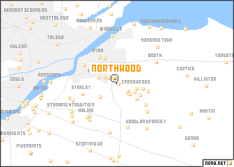 map of Northwood