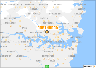 map of Northwood