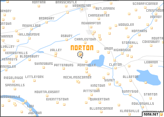 map of Norton