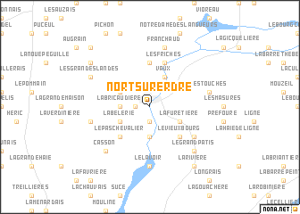 map of Nort-sur-Erdre