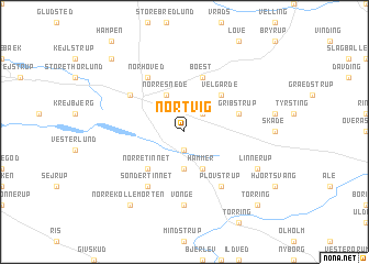 map of Nortvig