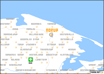 map of Norup