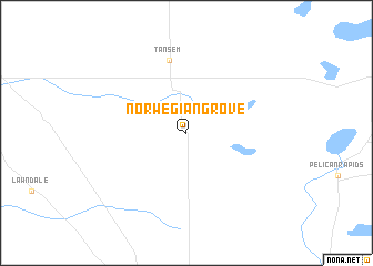 map of Norwegian Grove