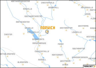 map of Norwich