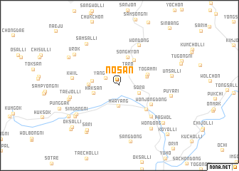 map of Nosan
