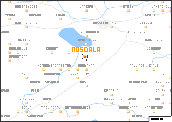 map of Nösdala