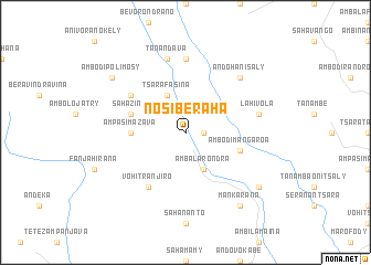 map of Nosiberaha