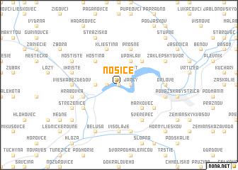 map of Nosice