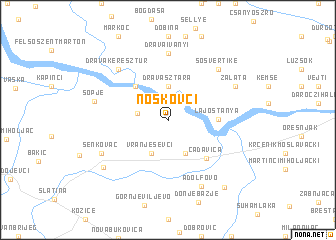 map of Noskovci