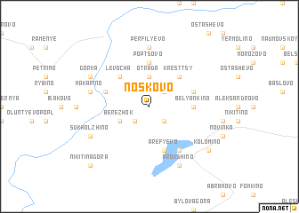 map of Noskovo