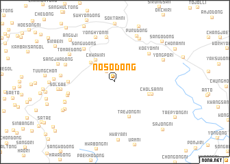 map of Nosŏ-dong
