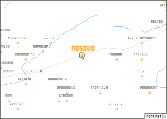 map of Nosovo