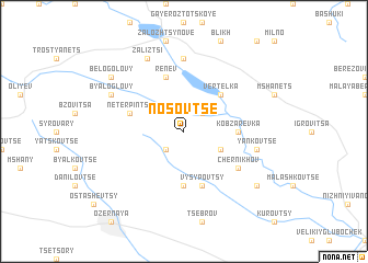 map of Nosovtse