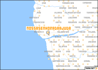 map of Nossa Senhora da Ajuda
