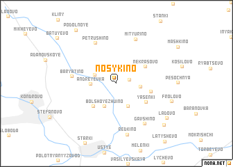 map of Nosykino