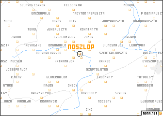 map of Noszlop