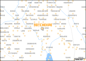 map of Notchèkpé