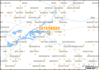 map of Notenboom