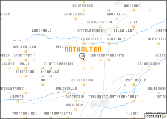 map of Nothalten