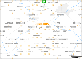 map of Nouailhas