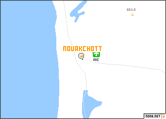 map of Nouakchott