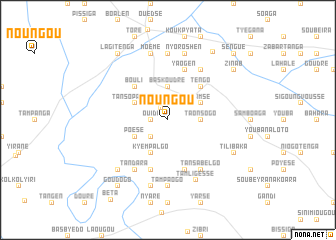 map of Noungou