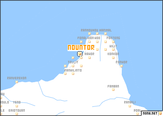 map of Nountor