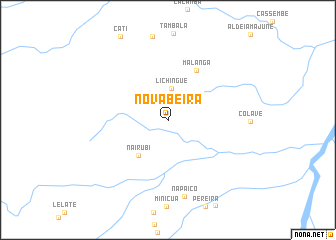 map of Nova Beira