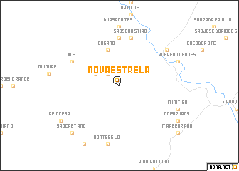 map of Nova Estrêla