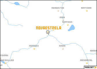 map of Nova Estrêla