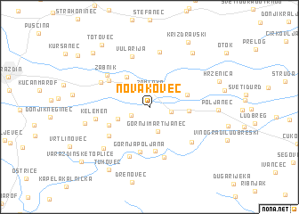 map of Novakovec