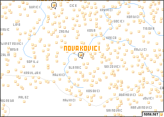 map of Novakovići