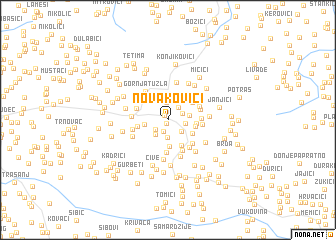 map of Novakovići