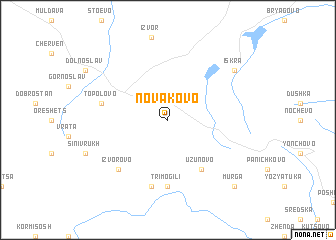 map of Novakovo