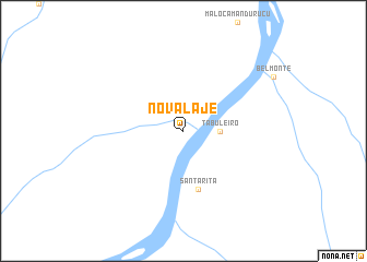 map of Nova Laje
