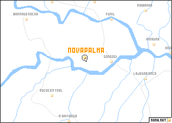 map of Nova Palma