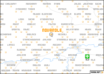 map of Nová Role