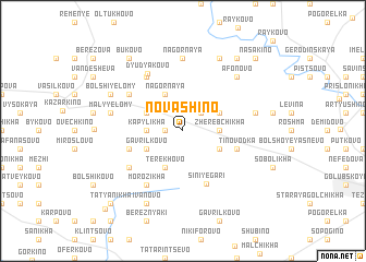 map of Novashino