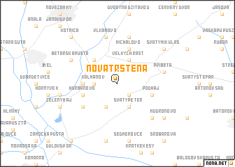 map of Nová Trstená