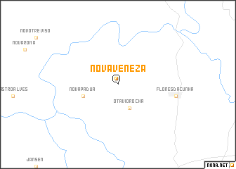 map of Nova Veneza