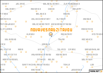 map of Nová Ves nad Žitavou