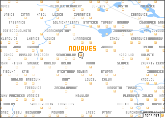 map of Nová Ves