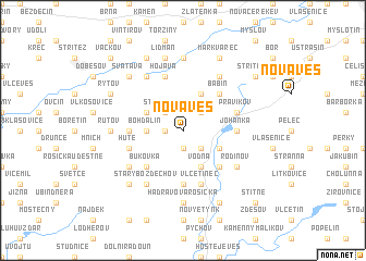 map of Nová Ves