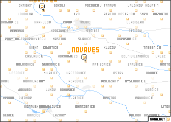 map of Nová Ves